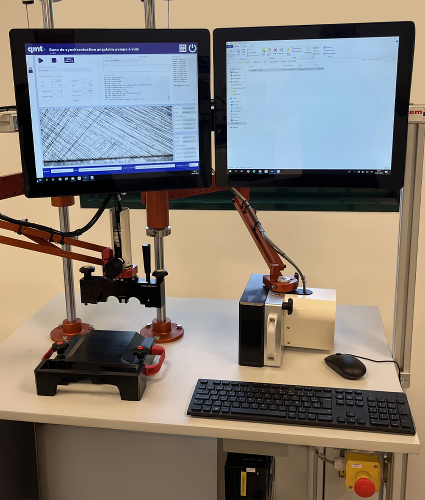 Banc d’assistance au réglage d’un système mécanique complexe